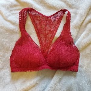 Victoria Secret Red Lace Bralette